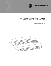 Motorola WS2000 CLI Guide