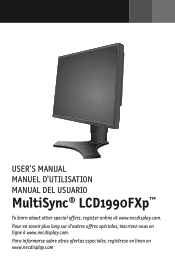 NEC LCD1990FXP-BK LCD1990FXp user's manual