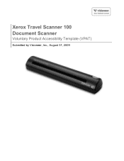 Xerox XTRAVEL-SCAN Manual