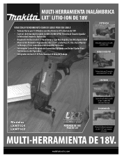 Makita LXMT025 Flyer (Spanish)