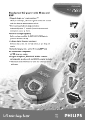 Philips ACT7583 Leaflet