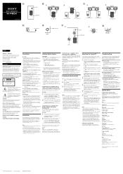 Sony SA WM250 Instructions  (primary manual)