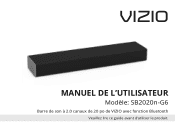 Vizio SB2020n-G6 Manuel de l Utilisateur