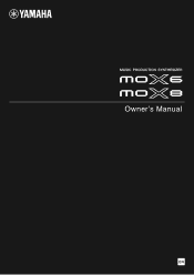 Yamaha MOX8 Owner's Manual