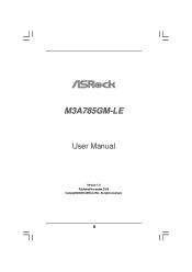 ASRock M3A785GM-LE User Manual