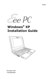 Asus Eee PC 2G Surf Linux User Manual