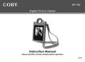 Coby DP-152 Instruction Manual