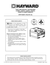 Hayward Universal H-Series Propane Gas Owners Manual: H150FDN H200FDN H250FDN H300FDN H350FDN H400FDN