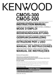 Kenwood CMOS-300 Instruction Manual