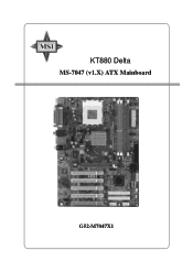 MSI KT880 User Guide