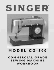 Singer CG-500 Commercial Grade Instruction Manual