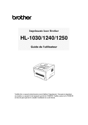 Brother International HL 1030 User Manual - French
