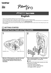 Brother International PT-H111 Users Guide