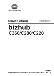 Konica Minolta bizhub C280 Service Manual