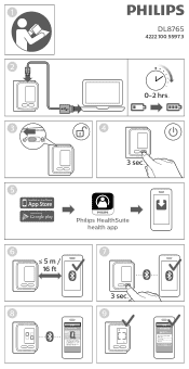 Philips DL8765 Quick start guide