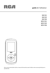 RCA M4102 User Manual - M4102 (French)