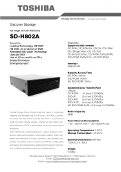 Toshiba H802A Features Guide