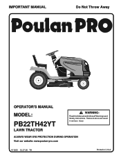 Poulan PB22TH42YT User Manual