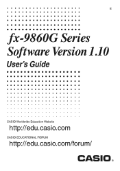 Casio CFX9850GBPLUS User Guide