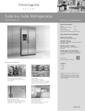 Frigidaire FGHC2345LF Product Specifications Sheet (English)