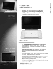 Toshiba SDP93S Printable Spec Sheet