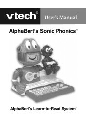 Vtech Alphabert s Sonic Phonics User Manual