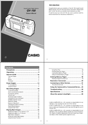 Casio QV-100 Owners Manual