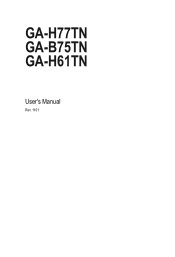 Gigabyte GA-H61TN Manual