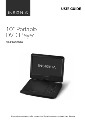 Insignia NS-P10DVD18 User Guide