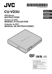 JVC CU-VD3 Instructions