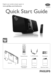 Philips DCM276 Quick start guide
