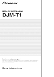 Pioneer DJM-T1 Owner's Manual - Spanish