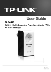 TP-Link TL-PA251KIT User Guide