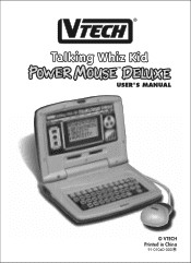 Vtech Talking Whiz KidPower Mouse Deluxe User Manual