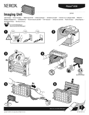 Xerox 6130N Instruction Sheet - Imaging Unit