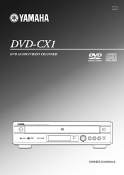 Yamaha DVD-CX1 Owners Manual