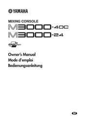 Yamaha M3000-24 Owner's Manual