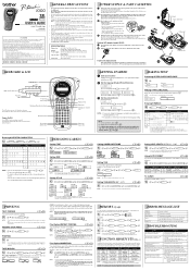Brother International PT-1000BM Users Manual - English