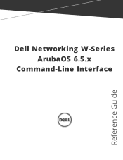 Dell W-Series 304 Instant 6.5.1.0-4.3.1.0 CLI Reference Guide