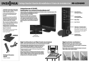 Insignia NS-LCD42HD Quick Setup Guide (English)