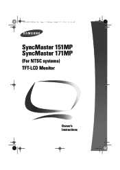 Samsung 151MP User Manual (ENGLISH)