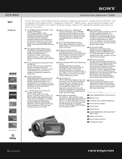 Sony DCR-SR62 Marketing Specifications