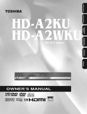 Toshiba HD-A2 Owner's Manual - English