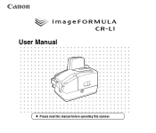 Canon imageFORMULA CR-L1 User Manual