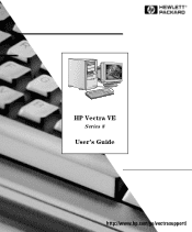 HP Vectra VE 6/xxx HP Vectra VE 6/xxx Series 8, User's Guide for Minitower Models