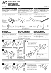 JVC G310 Installation Manual