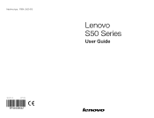 Lenovo S50-30 (English) User Guide - Lenovo S50-30