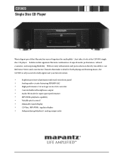 Marantz CD5003 CD Player Common xcf Fil