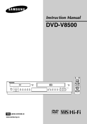 Samsung DVD-V8500 User Manual (user Manual) (ver.1.0) (English)