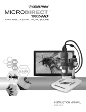 Celestron MICRODIRECT 1080P HDMI HANDHELD DIGITAL MICROSCOPE MicroDirect 1080p- USER'S GUIDE